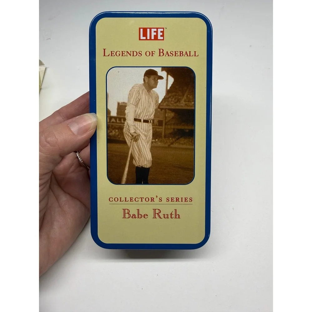 LIFE Legends of Baseball Babe Ruth Watch Collectors Series Tin 2004 Ralph Morse